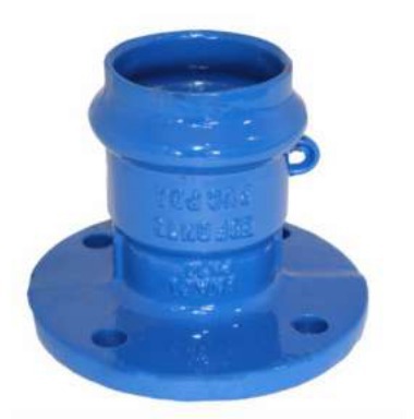 Extremidade Flange Bolsa para PVC
